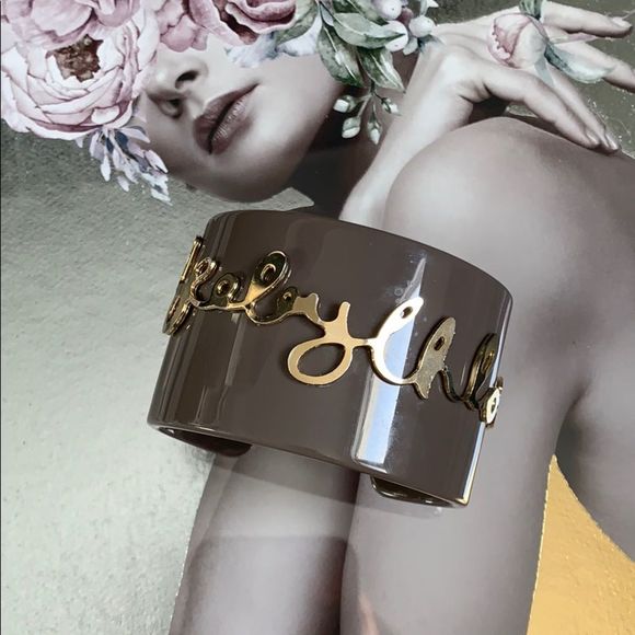 See By Chloe Jewelry - See by Chloe logo plastic cuff bracelet